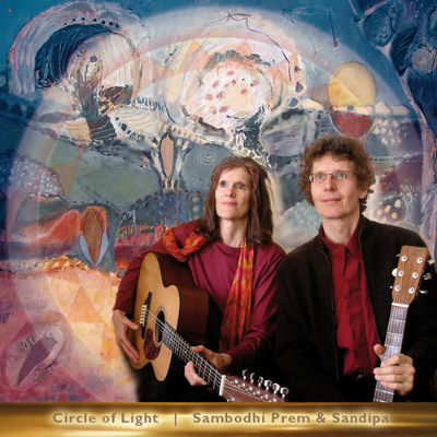 Album cover for 'Circle of Light' by Sambodhi Prem and Sandipa